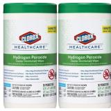 PAIR CLOROX HYDROGEN PEROXIDE WIPES PAIR CLOROX HYDROGEN PEROXIDE WIPES