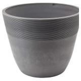 14X11 ETCHED FLOWER POT 14X11 ETCHED FLOWER POT