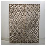 PAIR DECORATIVE WOOD PANELS 24" X 9" PAIR DECORATIVE WOOD PANELS 24" X 9"