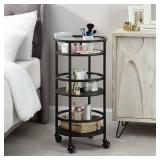 32" 3-TIER ROLLING KITCHEN CART 32" 3-TIER ROLLING KITCHEN CART