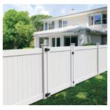 4- 9FT 5X5 WHITE VINYL END FENCE POSTS 4- 9FT 5X5 WHITE VINYL END FENCE POSTS