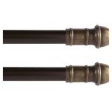 2PK 16-28" CAFE CURTAIN RODS 2PK 16-28" CAFE CURTAIN RODS
