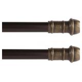 PAIR 48-84" CAFE CURTAIN RODS PAIR 48-84" CAFE CURTAIN RODS