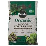 MIRACLE-GRO ORGANIC INDOOR POTTING MIX MIRACLE-GRO ORGANIC INDOOR POTTING MIX