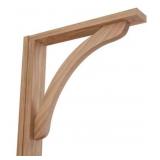 RED OAK 15 X 14 SHELF BRACKET RED OAK 15 X 14 SHELF BRACKET