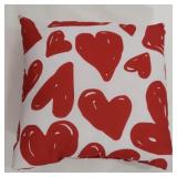 14" HEART THROW PILLOW 14" HEART THROW PILLOW