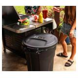 32 GAL HEAVY DUTY OUTDOOR TRASHCAN