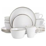 16 PC STONEWARE DINNER SET