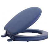 NAVY CUSHIONED TOILET SEAT