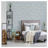 56 SQFT AURA BLUE WALLPAPER