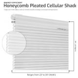 30X64 CORDLESS PLEATED SHADE