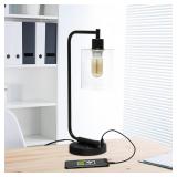 19" IRON LANTERN DESK LAMP