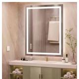 30 X 40" ANTI-FOG BATHROOM MIRROR