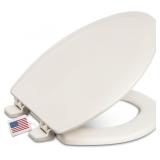 ELONGATED WOODEN TOILET SEAT