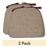 PAIR MEMORY FOAM CHAIR CUSHIONS