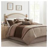 $160 7 PC KING DOWN ALT COMFOTER SET