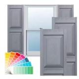 4 12 X 55" PAINTABLE SHUTTERS