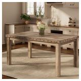 5FT FARMHOUSE WOOD DINING TABLE