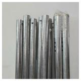 9 - 73" X 1.5" GALVANIZED STEEL PIPES