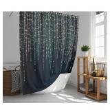 72X70 ABSTRACT SHOWER CURTAIN