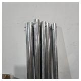 8 - 79" X 1.5" GALVANIZED STEEL PIPES