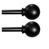 2- 28-48" ADJUSTABLE CURTAIN RODS