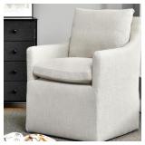 35" LINEN ACCENT CHAIR