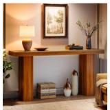 63" WOOD CONSOLE TABLE