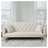 TUFTED VELVET SLEEPER SOFA