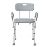 MEDLINE SHOWER CHAIR W/ BACK & ARMRESTS