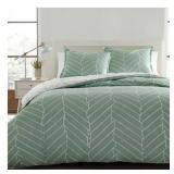 3PC KING COTTON DUVET COVER SET
