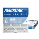4PK 18X18X1 MERV 6 AIR FILTERS
