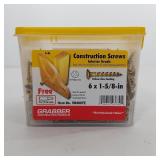 6 X 1 5/8 CONSTRUCTION SCREWS
