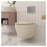 WALL-MOUNT ELONGATED TOILET