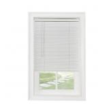 39X64 WHITE CORDLESS VINYL MINI BLIND