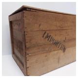 LRG ANTIQUE WOOD CRATE