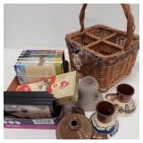 MISC CERAMICS, BOOKS, I LOVE LUCY DVDS