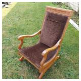 ANTIQUE VICTORIAN PLATFORM ROCKER