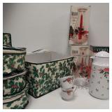 HOLIDAY SERVING / STORAGE PIECES