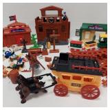 VINTAGE WESTERN PLAYSET