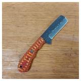 DAMASCUS STEEL BULL CUTTER KNIFE