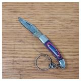 DAMASCUS STEEL POCKET KNIFE