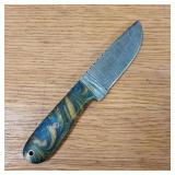 DAMASCUS STEEL HUNTING KNIFE