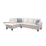 FAUX LEATHER CHAISE LOUNGER