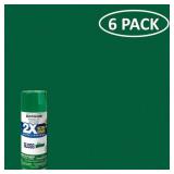 6PK MEADOW GREEN 2X ULTRA GLOSS SPRAY PAINT