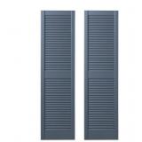 PAIR OF 12 X 59 LOUVERED SHUTTERS