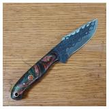 DAMASCUS STEEL HUNTING KNIFE