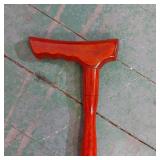 35" CARVED WOODEN CANE