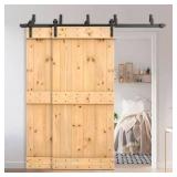72 X 84 UNFINISHED SLIDING BARN DOOR KIT
