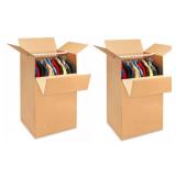 PAIR 20X20X45 WARDROBE BOXES
